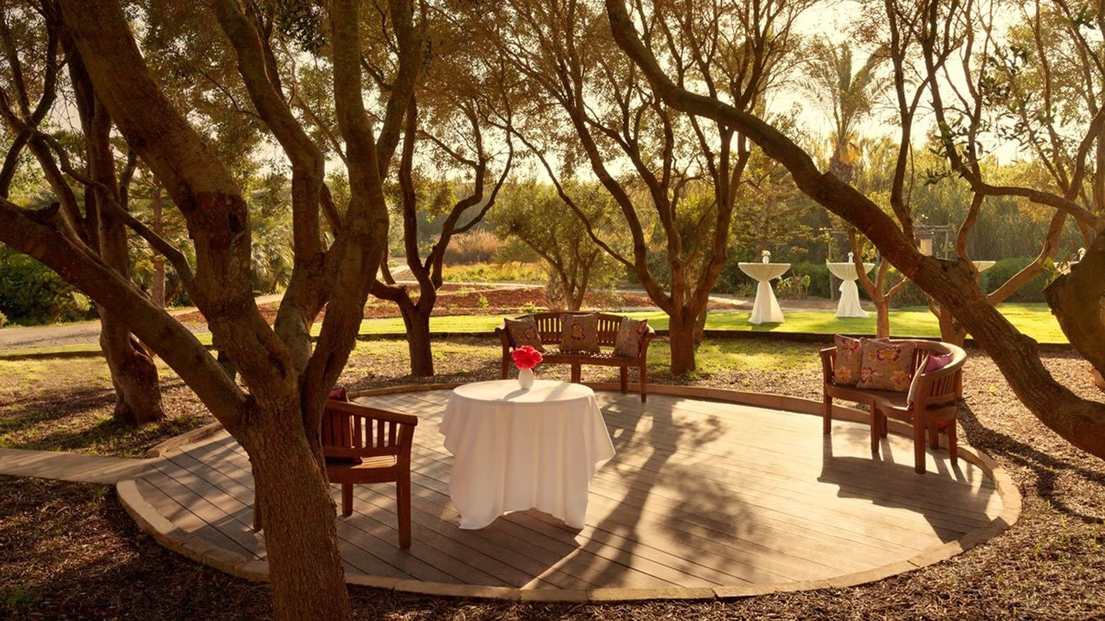 The olive grove circle at Kempinski San Lawrenz